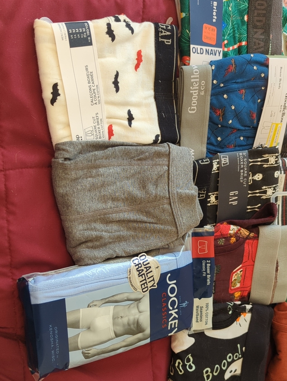 14 Pairs Of Never Worn Mens Boxer Briefs - Picture 3 of 3